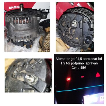 dizna za auto: Altemator golf 4 bora seat itd Ispravan 100% Bez greske u radu za at lalafo.rs dizna za auto: Altemator golf 4 bora seat itd Ispravan 100% Bez greske u radu za