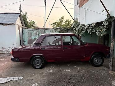 VAZ (LADA): VAZ 2107 sedan - Kuzov: 4 qapılı sedan, tünd qırmızı/bordo rəng. - — 4