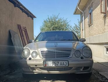 арзан машина мерс: Mercedes-Benz E-Class (W210) седан, бежевый металлик. Особенности и