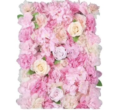 Süni güllər: Dekorativ süni gül paneli – kvadrat modul - Dizayn: sıx çiçək — 38