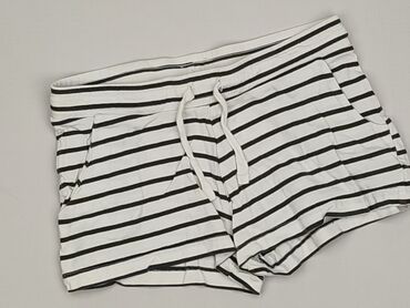 legginsy ze srebrnym lampasem: Krótkie spodenki, H&M, 11 lat, 146, stan - Bardzo dobry