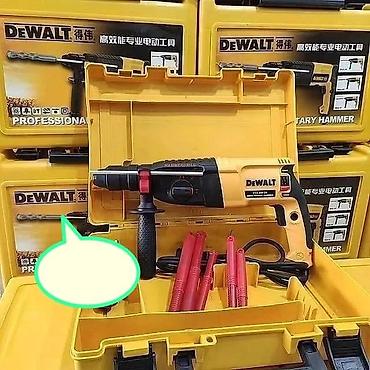 peraparatr: DeWalt elektrik perforator dəsti - Güclü zərbə mexanizmi ilə beton — 1