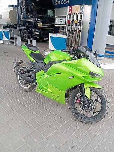 fix jixf: Спортбайк Kawasaki, 350 куб. см, Электро, Взрослый, Б/у — 4