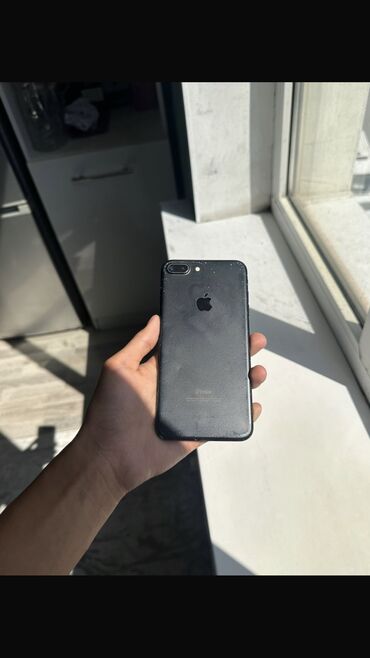 iphone 6 plus цена в бишкеке: IPhone 7 Plus, Б/у, 256 ГБ, Черный, Чехол, 100 %