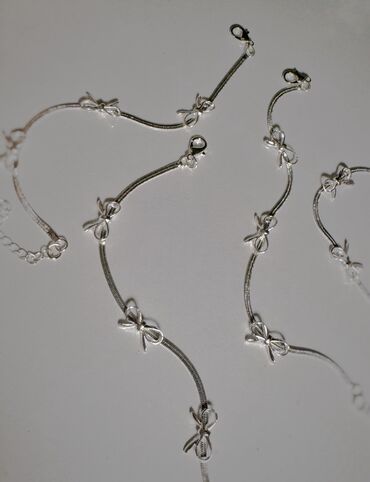 браслеты женские ручной работы: Трендовый браслет " Бантик " метал смешанный с серебром, не темнее и