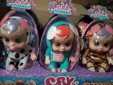 Bebe lutke: CRY BABIES MINI LUTKE 13 CM NOVE U PLASTICNOM JAJETU AKCIJA | Cene — 2