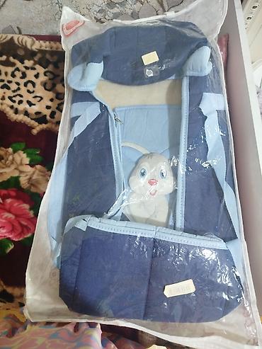 louis vuitton cantalar: Körpə üçün yumşaq daşıma çantası / portbebe. Mavi və açıq mavi rəng — 2