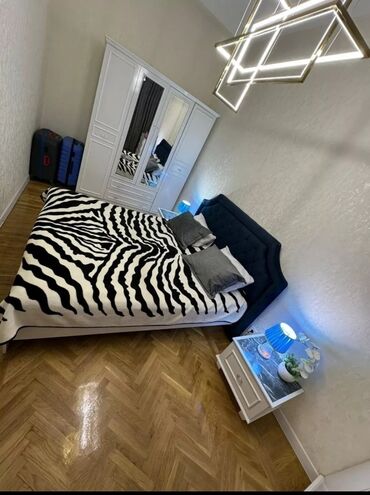 Двуспальная кровать, Шкаф, Трюмо, 2 тумбы, Азербайджан, Новый