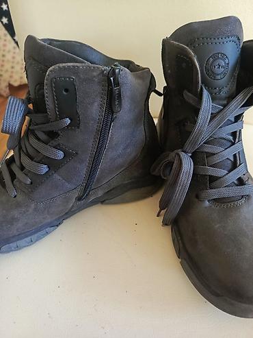 deri salvar: Qışlıq uşaq botları – Melo, ölçü 38 - Rəng: tünd boz - Material — 3