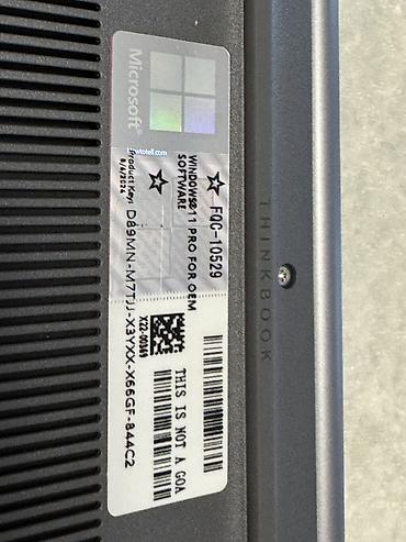 Lenovo: Lenovo ThinkBook 16 G6 IRL Etiketdə yazılıb: * Model Name: ThinkBook — 10