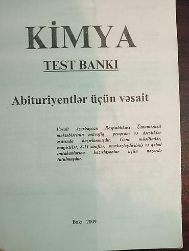 Testlər: Kimya Testlər 11-ci sinif, DİM, 2-ci hissə, 1994 il — 5