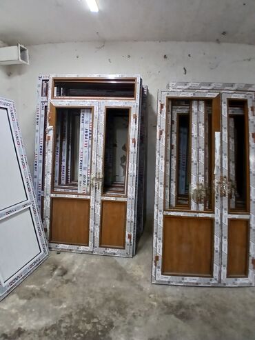 Пластиковые двери: ПВХ двери и окна в сборе - Готовые блоки из ПВХ-профиля с ламинацией — 6