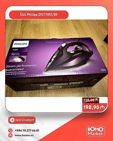 philips 198: Philips Azur Ütü DST7051/30 - 7000 Series buxarlı ütü - Güclü buxar — 1