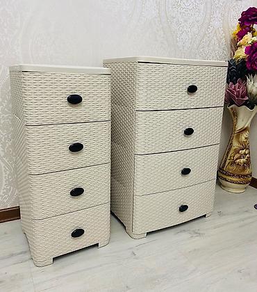 Комоды для ванной: Комод «плетёнка» пластиковые комоды выдвижные ящики — 10