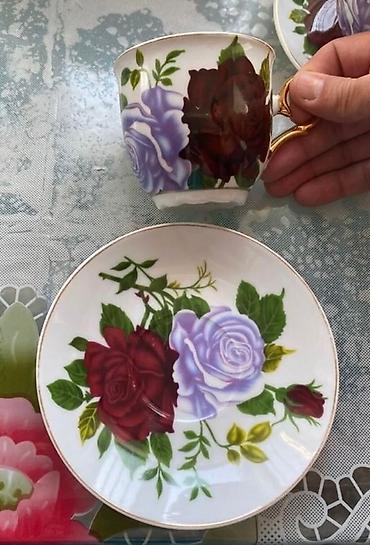 Ev və bağ: Çay dəsti, rəng - Qırmızı — 5