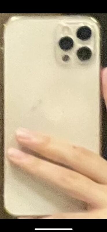 iphone 10 цены: IPhone 12 Pro, Колдонулган, 128 ГБ, White Titanium, 81 %