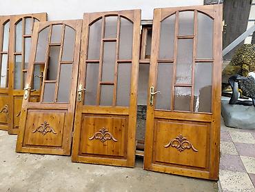 Qonaq otağı üçün İşlənmiş Otaq qapısı 80x200 sm Zamok ilə, Zəmanətli, Ödənişli quraşdırma, Ünvandan götürmə