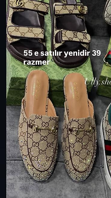 gucci jaket: • Brend: Gucci • Model: Qadın slip-on moccassin / mule tipli — 1