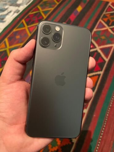 ipad 6 plus: IPhone 11 Pro, 64 GB, Space Gray, Simsiz şarj, Face ID, Sənədlərlə