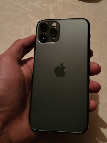 iphone 11 pro ref: IPhone 11 Pro, 64 GB, Qara, Simsiz şarj, Face ID