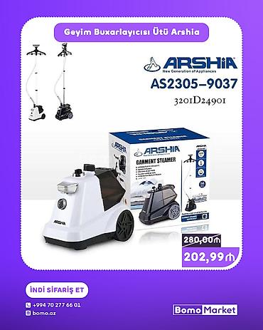 Arshia AS2305-9037 geyim buxarlayıcısı - Brend: Arshia (New