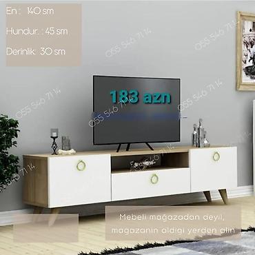 Tv stend tv alti sifarisle hazırlanır. ⚜️Rəng ve olcu seçimi var lalafo.az -da Tv stend tv alti sifarisle hazırlanır. ⚜️Rəng ve olcu seçimi var