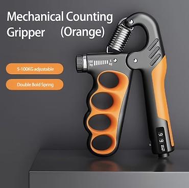hand grip: Mexaniki Sayğaclı Əl Qriperi - Rənglər: Boz, Qırmızı, Narıncı, Yaşıl — 3