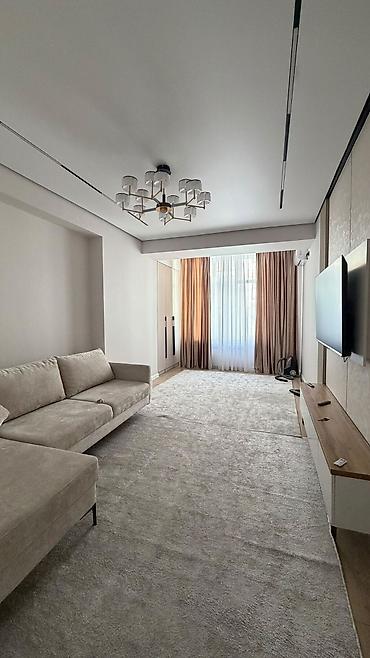 2 комнаты, 73 м², Бишкек Парк ТРЦ Элитка, 11 этаж, Дизайнерский ремонт