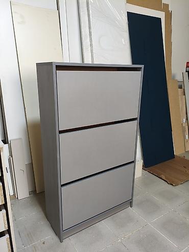 standing mirror: Тумба для обуви с откидными секциями - Тип: узкая обувница с 3 — 3