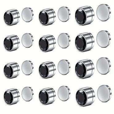 Personal Items: Minđuše na magnet (Nisu potrebne bušene uši) Dimenzije:3mm,4mm,5mm — 4