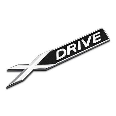 Aksesuarlar və tüninq: BMW xDrive loqosu – avtomobil üçün yapışdırılan emblem - Dizayn: Qara