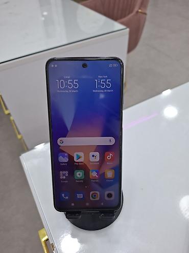 nar mobile telefon satisi: Xiaomi 128 GB, rəng - Mavi, 
 Barmaq izi — 1