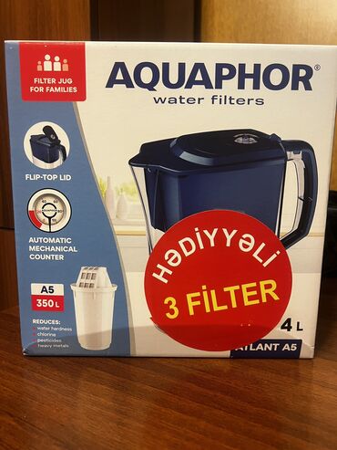 qazlı su aparatı: Su filtri