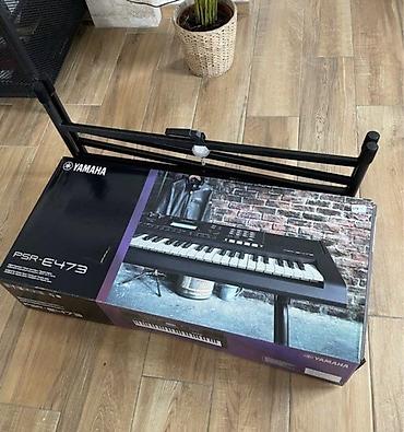 yamaha genos: 🎹 Yamaha PSR-E473 Yamaha PSR-E473 sintezatoru ideal vəziyyətdədir — 1