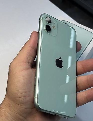 фейс: IPhone 11, Б/у, 64 ГБ, Зеленый, Коробка, 100 % — 4