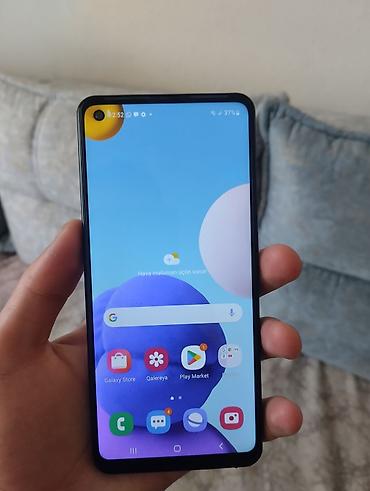 samsung tab a9: Samsung Galaxy A21S, 32 GB, rəng - Qara, Barmaq izi — 1
