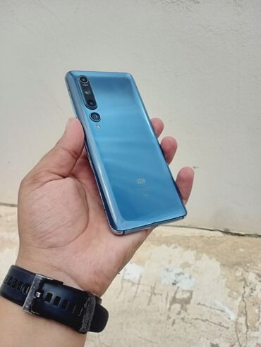 Xiaomi Mi 10 5G, 128 GB, rəng - Göy, 
 Zəmanət, Düyməli, Barmaq izi