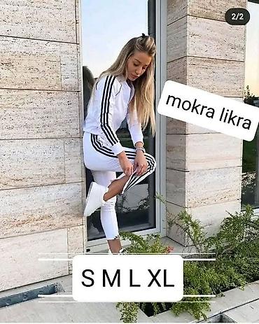evolution trenerke: Zenske komplet trenerke od likre 
Vel S M L XL 
cena 3500 din
💋 — 3