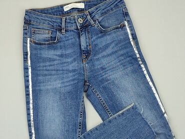 srebrne spódnice zara: Jeans, Zara, S (EU 36), condition - Good