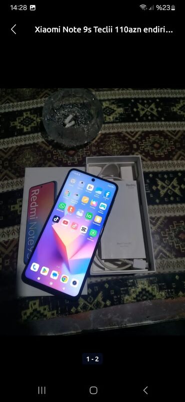 Xiaomi: Xiaomi Note 9s 95azn 64gb ram6