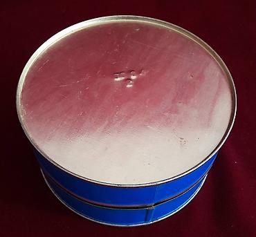 Искусство и коллекционирование: Банка CAVIAR астраханская икра 8х16 см СССР жесть — 5