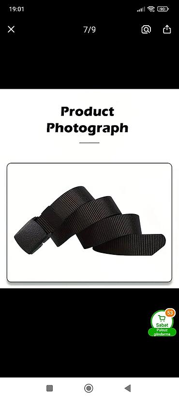 Kəmərlər: Kəmər, Neylon, Yeni — 10