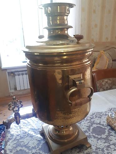 Qədim samovarlar: Qədim samovar, 1870 il, Mis, Vəziyyəti: Əla — 6