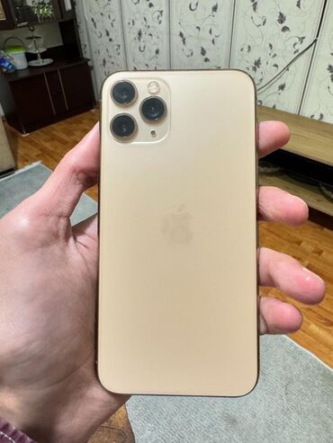 Apple iPhone: IPhone 11 Pro, 64 ГБ, Золотой, Гарантия, Отпечаток пальца, Face ID