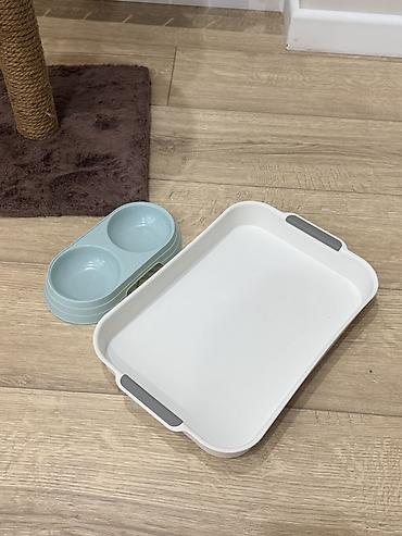 Зоотовары: Набор для кошки/котёнка(б/у) В комплект входит: - Когтеточка-столб с — 3