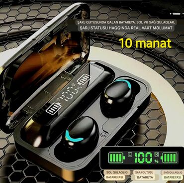 Qulaqcıqlar: Yeni Simsiz (Bluetooth) Qulaqcıqlar, rəng - Ağ — 14