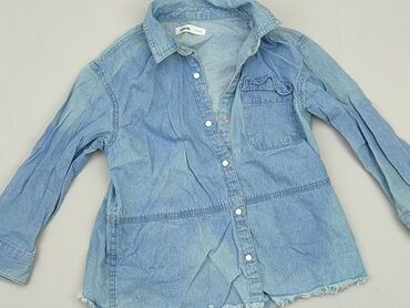 crop top na długi rękaw: Shirt 4-5 years, condition - Good, pattern - Monochromatic, color - Light blue