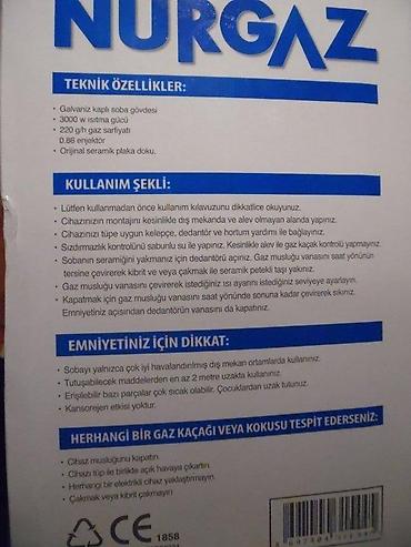 Keramičke grejalice: Plinski infracrveni grejač sa postoljem – Nurgaz - Prenosivi — 6