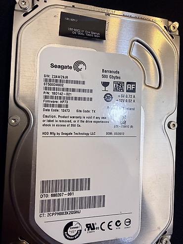 hard disk 160gb: Daxili Sərt disk (HDD) Seagate, 512 GB, 10000 RPM, Yeni — 3