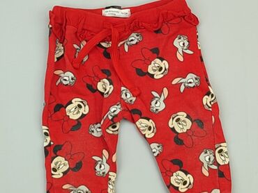 czerwone spodnie dresowe: Sweatpants, Fox&Bunny, 6-9 months, condition - Very good